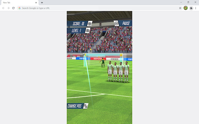 Strike Football Sports Game chrome谷歌浏览器插件_扩展第2张截图