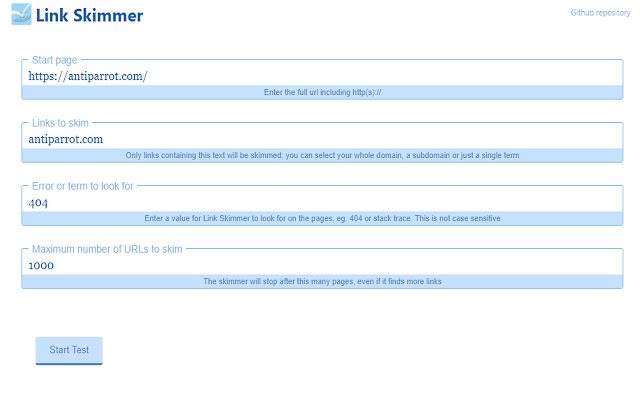 Link Skimmer chrome谷歌浏览器插件_扩展第1张截图