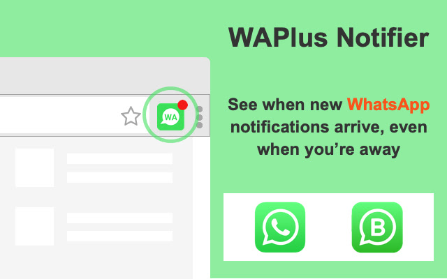 WAPlus - Notifier for WhatsApp Web chrome谷歌浏览器插件_扩展第1张截图