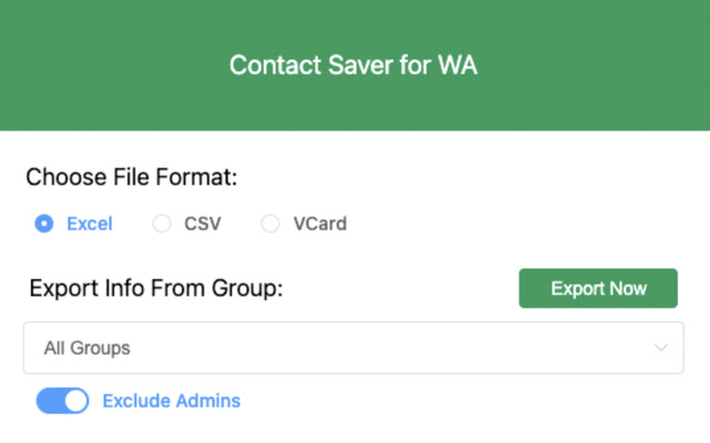 Contact Saver for WA chrome谷歌浏览器插件_扩展第1张截图