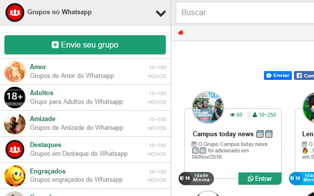 Grupos para Whatsapp chrome谷歌浏览器插件_扩展第1张截图