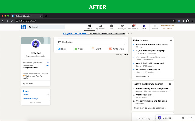 Feedblocker chrome谷歌浏览器插件_扩展第2张截图
