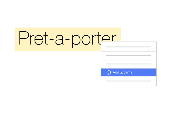 Accents.io - diacritic completion chrome谷歌浏览器插件_扩展第1张截图