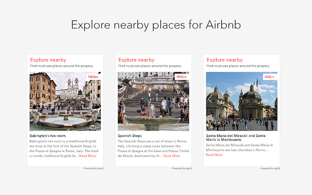 Explore nearby places for Airbnb chrome谷歌浏览器插件_扩展第2张截图