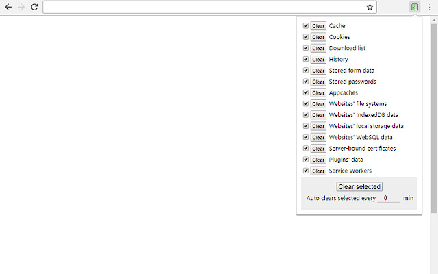 Chrome data cleaner chrome谷歌浏览器插件_扩展第1张截图