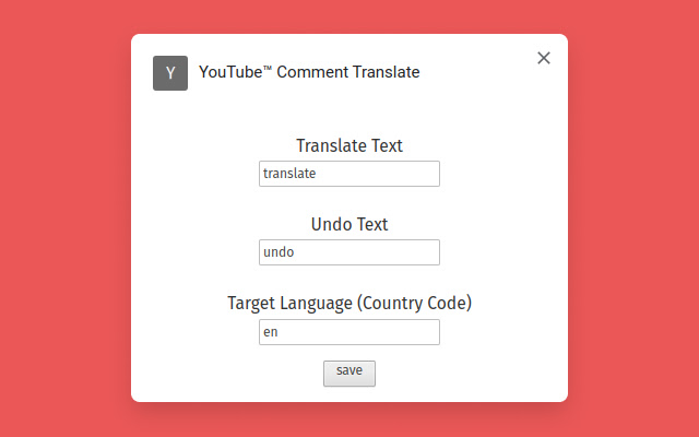 YouTube™ Comment Translate chrome谷歌浏览器插件_扩展第1张截图
