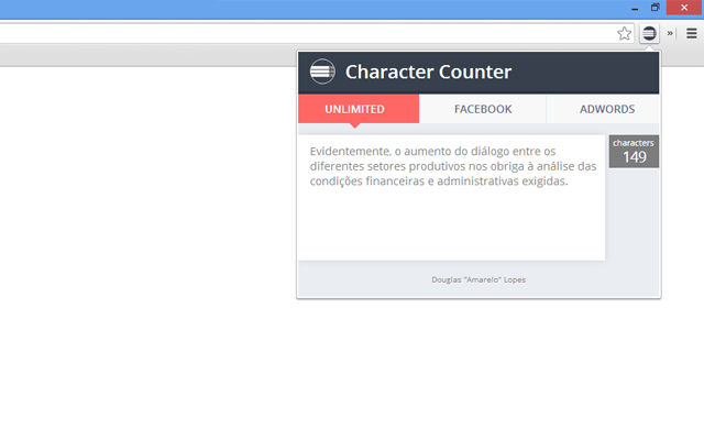 Character Counter chrome谷歌浏览器插件_扩展第1张截图