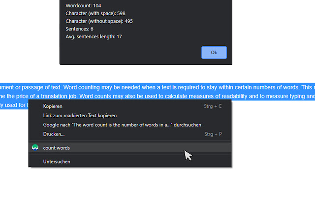 Word Count Toolbar chrome谷歌浏览器插件_扩展第4张截图