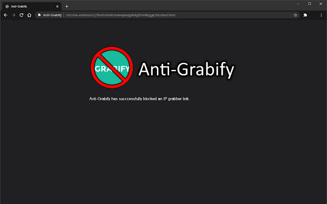 Anti-Grabify chrome谷歌浏览器插件_扩展第1张截图