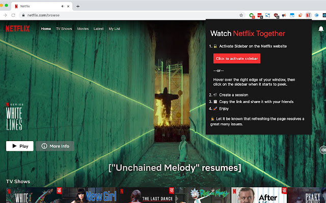 Watch Netflix Together chrome谷歌浏览器插件_扩展第1张截图