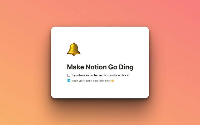 Notion Ding! chrome谷歌浏览器插件_扩展第1张截图