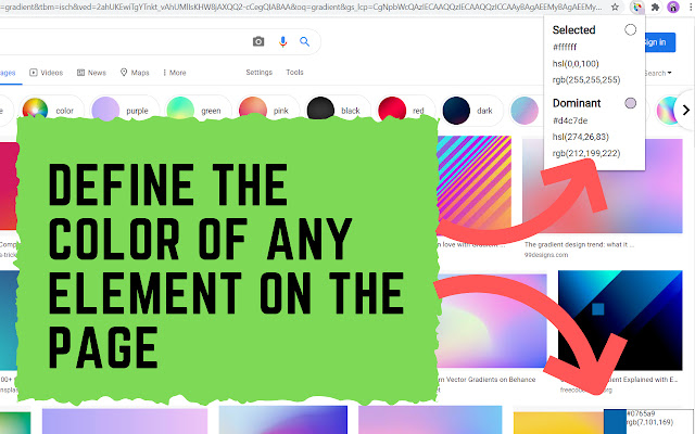 Color Picker chrome谷歌浏览器插件_扩展第1张截图