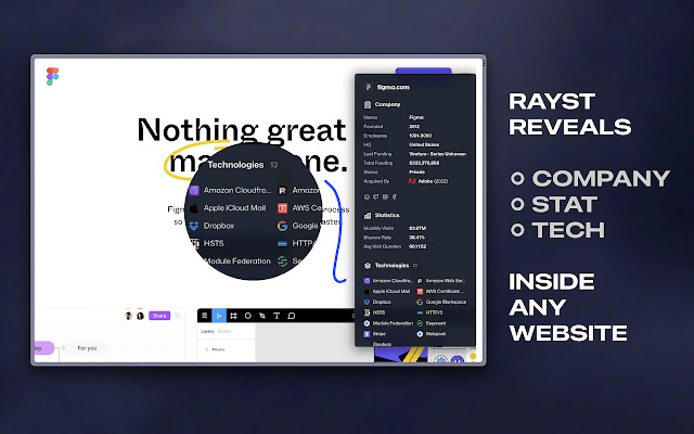 Rayst - Reveal the web chrome谷歌浏览器插件_扩展第2张截图