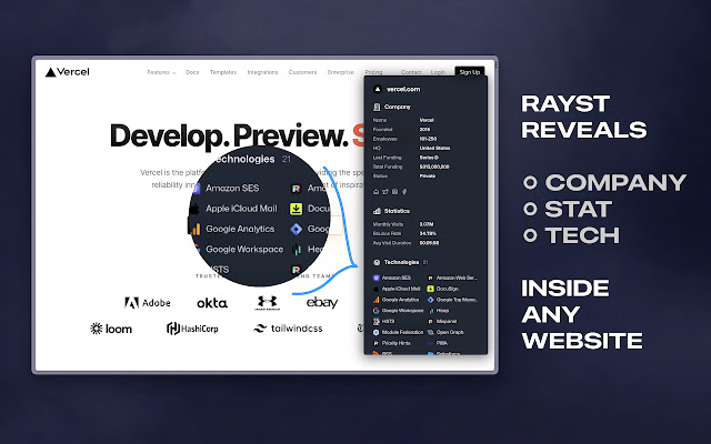 Rayst - Reveal the web chrome谷歌浏览器插件_扩展第3张截图