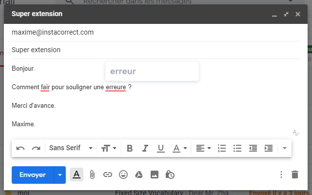 Instacorrect chrome谷歌浏览器插件_扩展第3张截图