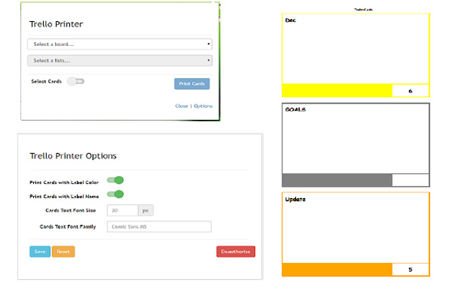 Trello Board Printer chrome谷歌浏览器插件_扩展第1张截图