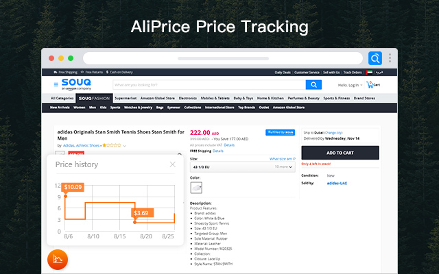 Souq and Amazon.ae Price Tracker chrome谷歌浏览器插件_扩展第1张截图