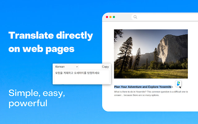 Translating with Papago chrome谷歌浏览器插件_扩展第1张截图