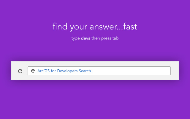 ArcGIS for Developers Search chrome谷歌浏览器插件_扩展第1张截图