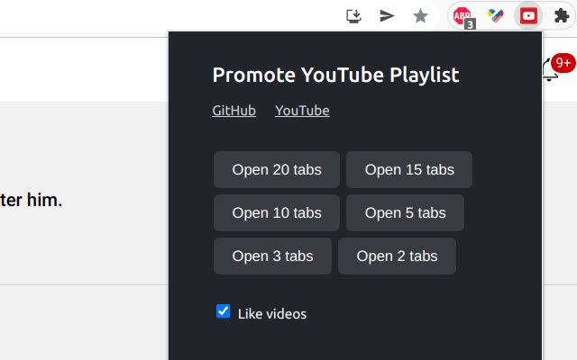 Promote YouTube videos chrome谷歌浏览器插件_扩展第1张截图