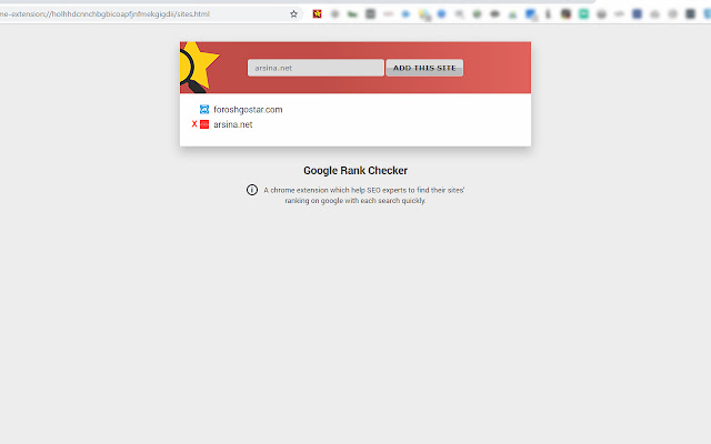 Google rank checker chrome谷歌浏览器插件_扩展第2张截图