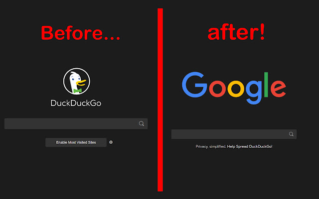DuckDuckGo Hider/Disguiser chrome谷歌浏览器插件_扩展第1张截图