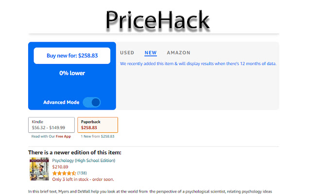 Price Hack chrome谷歌浏览器插件_扩展第1张截图