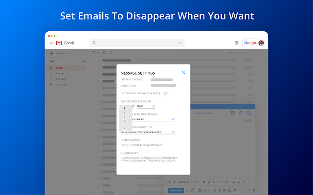 XQ Secure Gmail chrome谷歌浏览器插件_扩展第5张截图