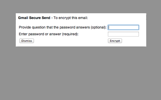Message Secure Send chrome谷歌浏览器插件_扩展第2张截图