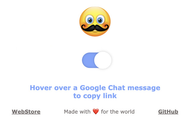 Copy Google Chat Links chrome谷歌浏览器插件_扩展第2张截图