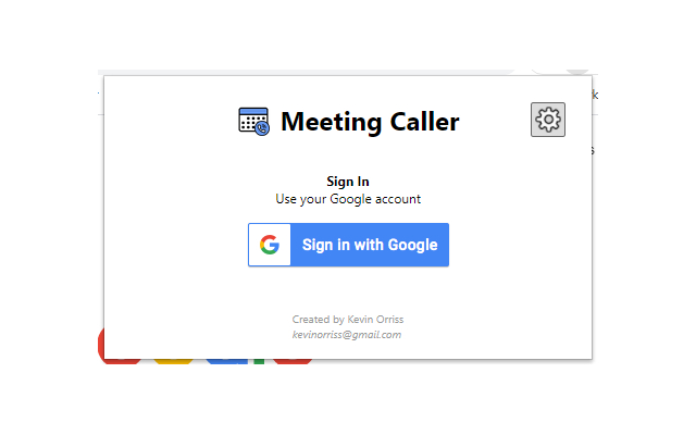 Meeting Caller chrome谷歌浏览器插件_扩展第4张截图