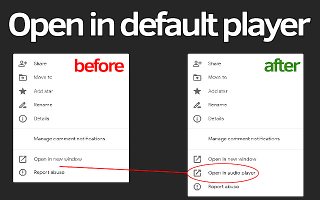 Default Player for Google Drive™ chrome谷歌浏览器插件_扩展第1张截图