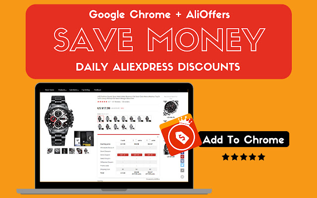 AliOffers - Auto AliExpress Seller Coupons chrome谷歌浏览器插件_扩展第1张截图