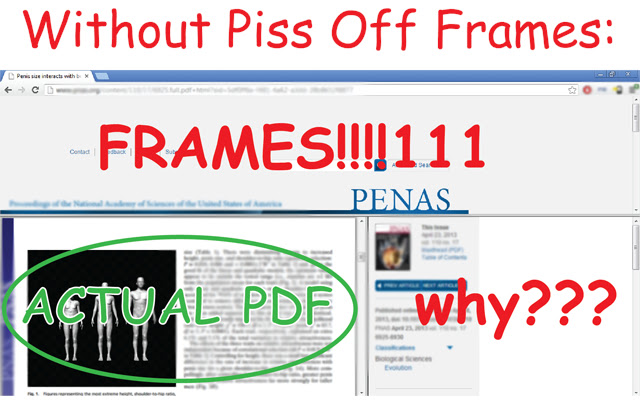 Piss off, publisher frames! chrome谷歌浏览器插件_扩展第1张截图