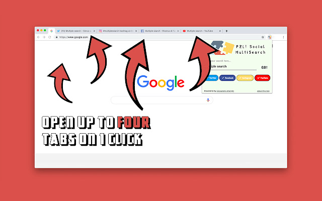 PZL! Social MultiSearch chrome谷歌浏览器插件_扩展第4张截图