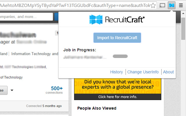 RecruitCraft Resume Clipper chrome谷歌浏览器插件_扩展第1张截图