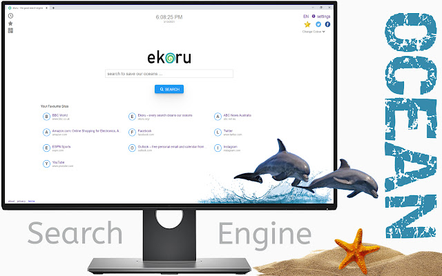 Ekoru Search chrome谷歌浏览器插件_扩展第1张截图