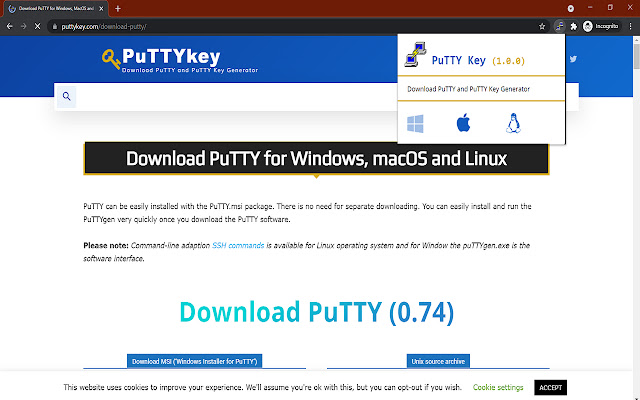 PuTTYKey chrome谷歌浏览器插件_扩展第3张截图