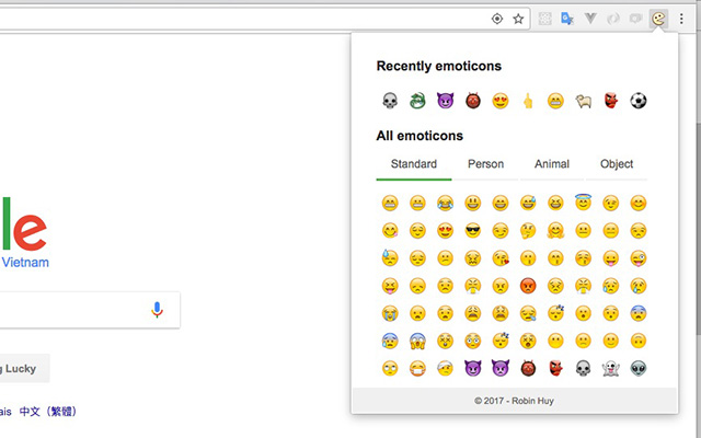 Emoticon input everywhere chrome谷歌浏览器插件_扩展第1张截图