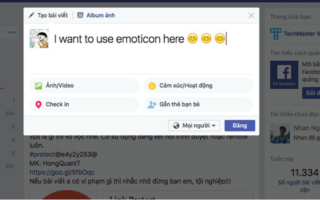 Emoticon input everywhere chrome谷歌浏览器插件_扩展第2张截图