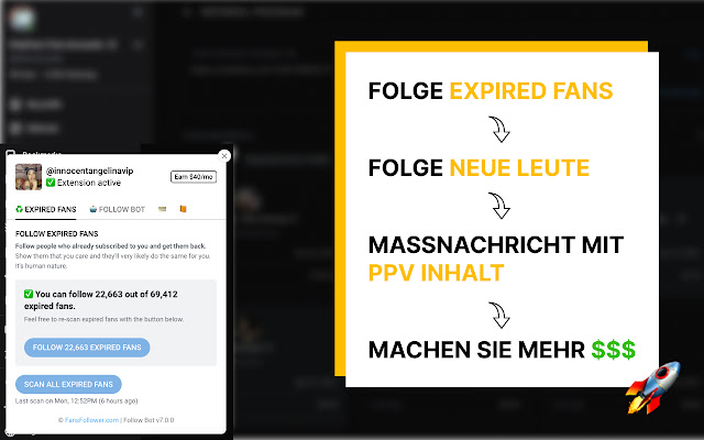 [FAMEZ] OnlyFans Expired Fan Bot chrome谷歌浏览器插件_扩展第1张截图