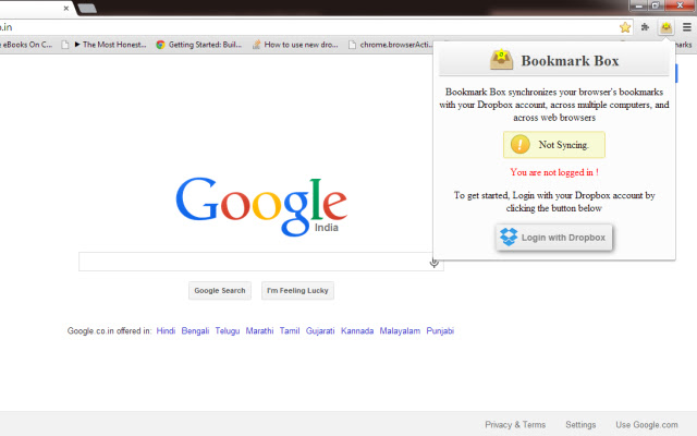 Bookmark Box chrome谷歌浏览器插件_扩展第1张截图