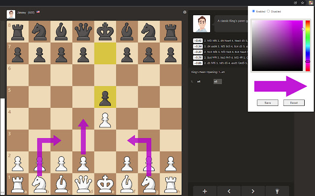 Arrow Painter for Chess.com chrome谷歌浏览器插件_扩展第1张截图