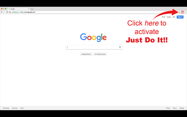 Just Do It chrome谷歌浏览器插件_扩展第1张截图