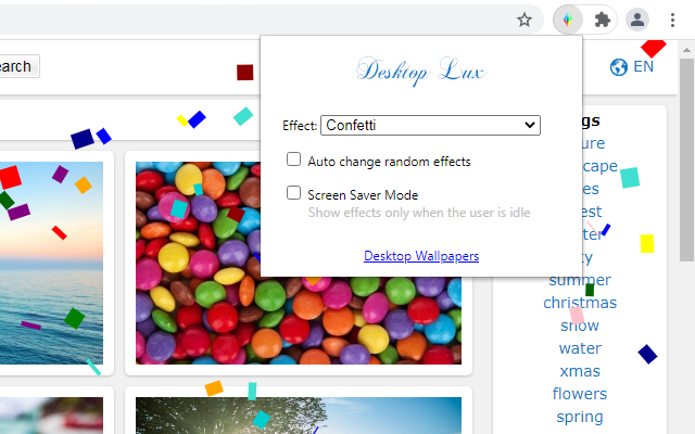 Desktop Lux: Effects chrome谷歌浏览器插件_扩展第4张截图