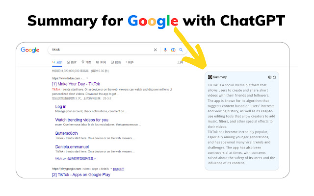 Google/YouTube摘要生成器-ChatGPT(中文版) chrome谷歌浏览器插件_扩展第1张截图