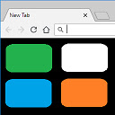 New Tab Custom Colour Blank Page