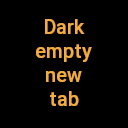 Dark Empty New Tab