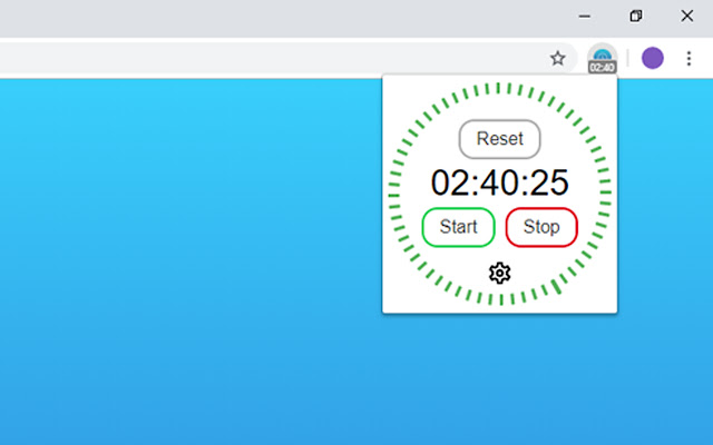 Working time counter chrome谷歌浏览器插件_扩展第5张截图
