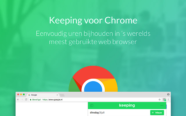 Keeping – Tijdregistratie-app chrome谷歌浏览器插件_扩展第1张截图